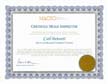 Certificate showing our Certified Mold Remediation Contractor Award