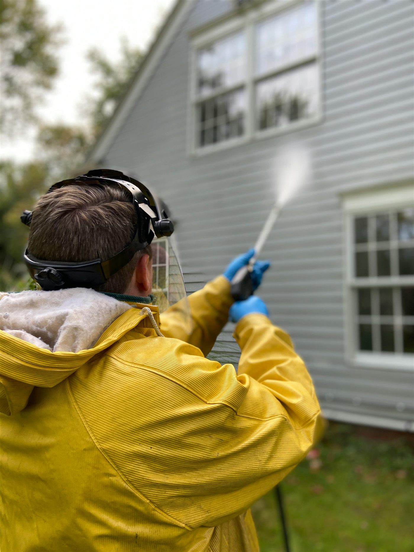 Exterior mold removal and siding cleaning service in New Jersey